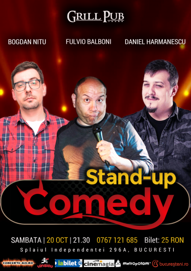 poze stand up comedy bucuresti 20 octombrie grill pub