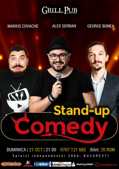 poze stand up comedy bucuresti 21 octombrie grill pub
