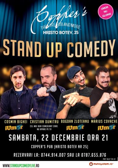 poze stand up comedy bucuresti sambata 22 decembrie