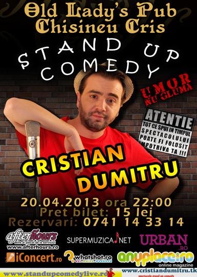 poze stand up comedy chisineu cris sambata 20 aprilie
