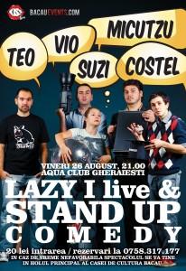poze stand up comedy concert lazy i bacau