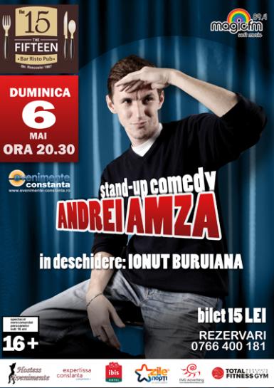 poze stand up comedy cu andrei amza in constanta