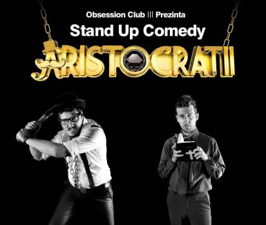 poze stand up comedy cu aristrocratii in timisoara