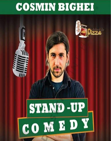 poze stand up comedy cu cosmin bighei