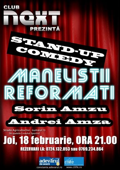 poze stand up comedy cu manelistii reformati