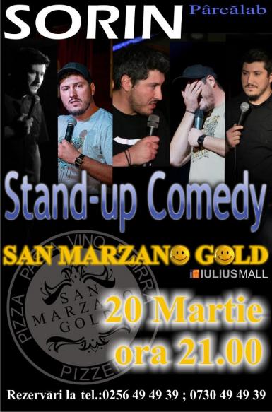 poze stand up comedy cu sorin parcalab in san marzano gold