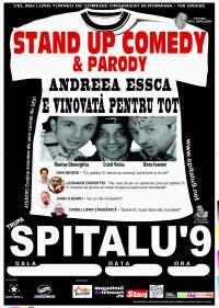 poze stand up comedy cu spitalu 9 in bacau