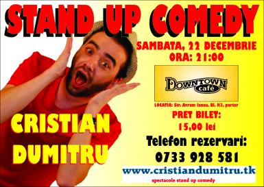 poze stand up comedy deva sambata 22 decembrie downtown cafe