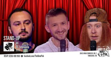 poze stand up comedy george tinta cosmin toba paul mirea