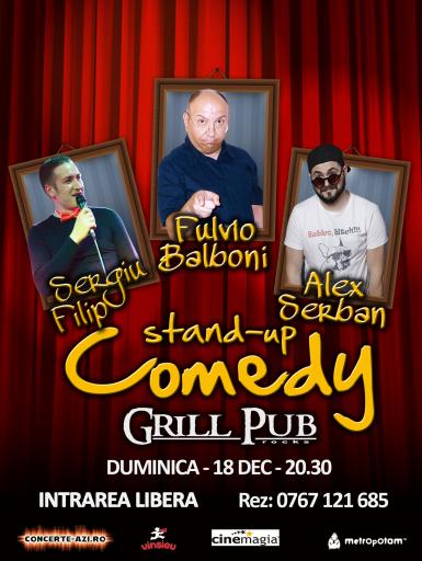 poze stand up comedy gratis in grill pub 