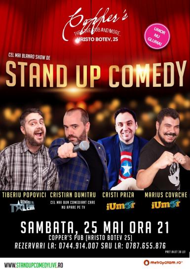 poze stand up comedy in bucuresti sambata seara 25 mai 2019 