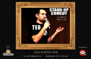 poze stand up comedy in old school pub