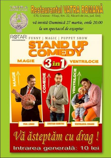 poze stand up comedy magie si ventrilocie 3 in 1 vatra romana 