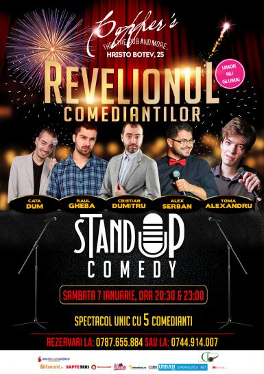 poze stand up comedy sambata 7 ianuarie revelionul comediantilor