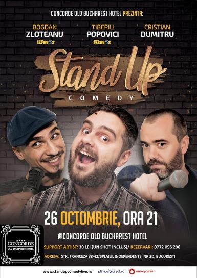 poze stand up comedy sambata bucuresti 26 octombrie 2019