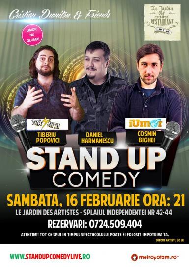 poze stand up comedy sambata cu bighei harmanescu si popovici 