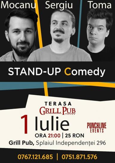 poze stand up comedy summer show grill pub