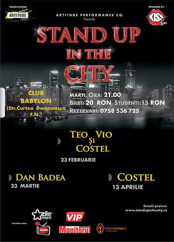 poze stand up in the city teo vio si costel