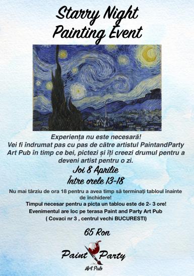 poze starry night painting event 8 aprilie 