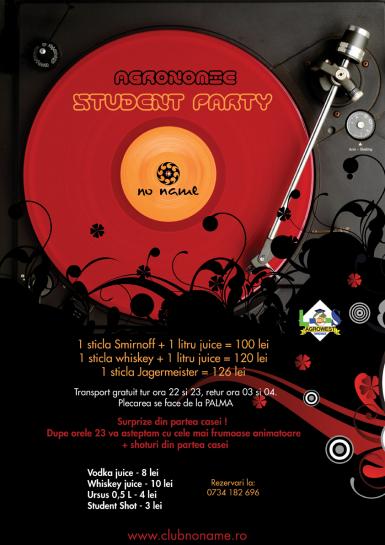 poze student party la agronomie