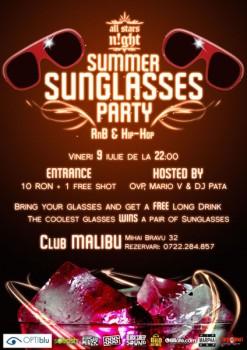 poze summer sunglasses party in club malibu din bucuresti