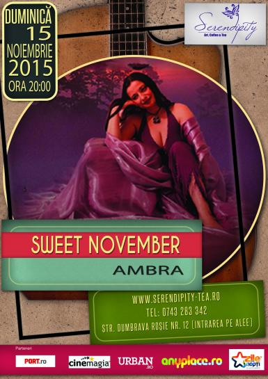 poze sweet november concert ambra