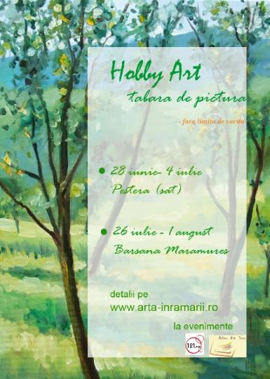 poze tabara de pictura hobby art