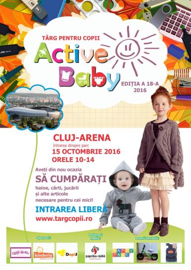 poze targ pentru copii active baby cluj arena