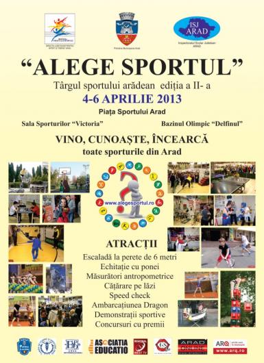 poze targul sportului aradean alege sportul 2013