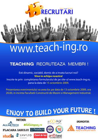 poze teaching recruteaza membri 