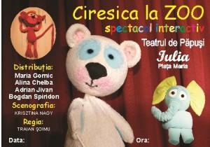 poze teatru pentru copii ciresica la zoo timisoara