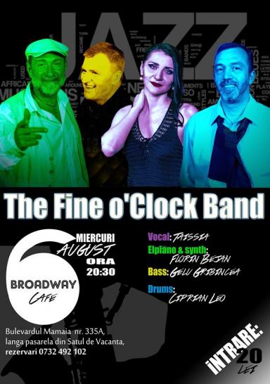 poze the fine o clock band la broadway cafe constanta