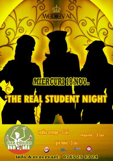 poze the real student night