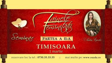 poze timisoara seminar tainele feminitatii partea a ii a