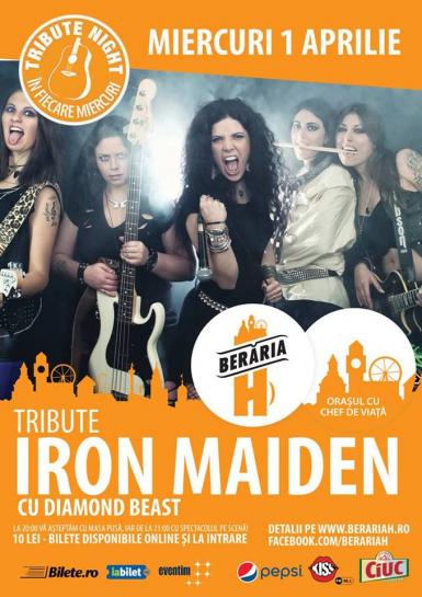 poze tribute night iron maiden cu diamond beast