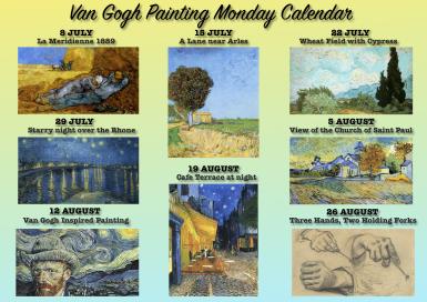 poze van gogh painting monday paint your own van gogh