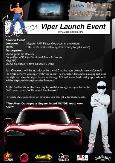 poze viper tombola launch event