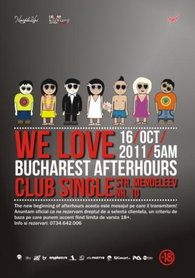poze we love bucharest afterhours party in club single