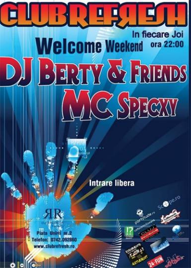 poze welcome weekend cu dj berti friends in club refresh
