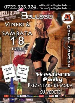 poze western party in bellagio club din bucuresti