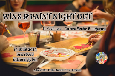 poze wine paint night out in craiova