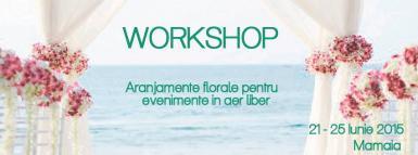 poze workshop aranjamente florale evenimente in aer liber 