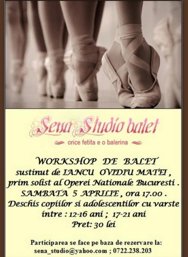 poze workshop de balet