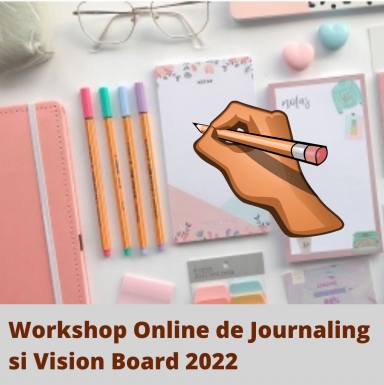 poze workshop online de journaling si vision board 2022