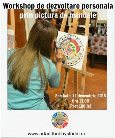 poze workshop pictura mandale
