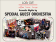 acoustic nights by special guest orchestra log out cafe