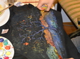 atelier de halloween pentru copii pictura tricouri la sediu