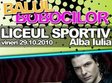 balul bobocilor liceul sportiv alba iulia