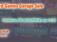 board games garage sale