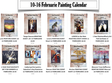 calendar painting events 10 16 februarie
